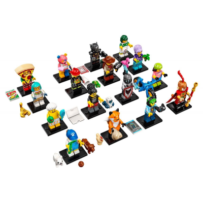 LEGO MINIFIG SERIE 19 Complete  (16 Complete Minifigure Sets) 2019